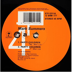 Mark Summers Party Children / Wicked In Mombassa VINYL 12" USED