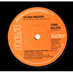 The Main Ingredient Everybody Plays The Fool USED VINYL 7INCH SINGLE 45 RPM