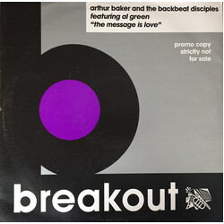 Arthur Baker And The Backbeat Disciples / Al Green The Message Is Love USED VINYL 12INCH 33 S RPM PROMO
