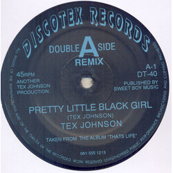 Tex Johnson Pretty Little Black Girl / Lips Of Winex USED VINYL 12INCH 45 RPM
