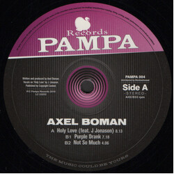 Axel Boman Holy Love USED VINYL 12INCH 45 RPM 33 S RPM