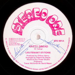 Lieutenant Stitchie / Ricky Stereo Natty Dread / TV Know All USED VINYL 12INCH 45 RPM