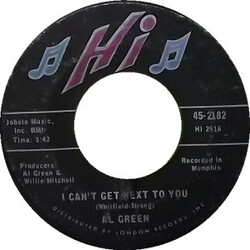 Al Green I Can't Get Next To You / Ride Sally Ride USED VINYL 7INCH 45 RPM SINGLE STYRENE