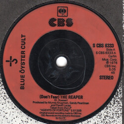 Blue Öyster Cult (Don't Fear) The Reaper USED VINYL 7INCH 45 RPM SINGLE REISSUE STEREO