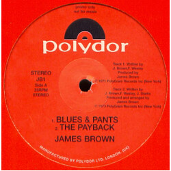 James Brown 4 Track Promo E.P. USED VINYL 12INCH EP 33 S RPM PROMO