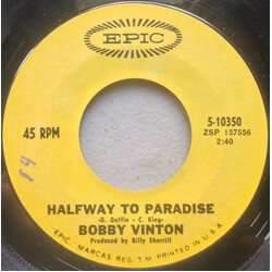 Bobby Vinton Halfway To Paradise USED VINYL 7INCH 45 RPM SINGLE STYRENE