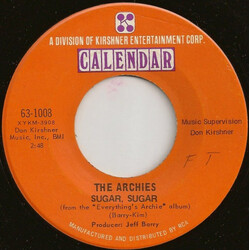 The Archies Sugar, Sugar USED VINYL 7INCH SINGLE 45 RPM