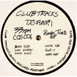 DJ Funk Pumpin' Tracks EP USED VINYL 12INCH 33 S RPM EP