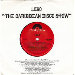 Lobo The Caribbean Disco Show USED VINYL 7INCH 45 RPM