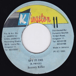 Bounty Killer Spy Fi Die USED VINYL 7INCH 45 RPM
