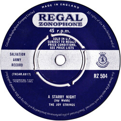 The Joy Strings A Starry Night / Now I Know USED VINYL 7INCH SINGLE 45 RPM