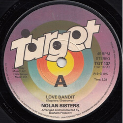The Nolans Love Bandit USED VINYL 7INCH 45 RPM SINGLE