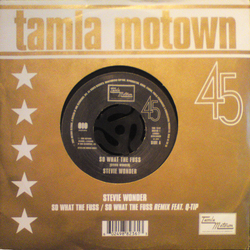 Stevie Wonder So What The Fuss Vinyl 7" USED