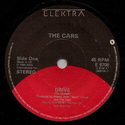 The Cars Drive USED VINYL 7INCH 45 RPM SINGLE