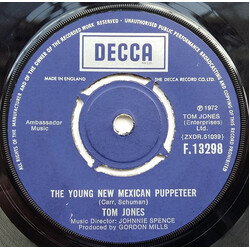 Tom Jones The Young New Mexican Puppeteer USED VINYL 7INCH 45 RPM SINGLE