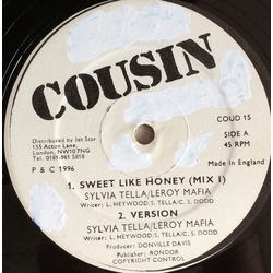 Sylvia Tella / Leroy "Mafia" Heywood Sweet Like Honey Vinyl 12" USED