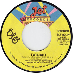 Electric Light Orchestra Twilight USED VINYL 7INCH 45 RPM SINGLE STYRENE