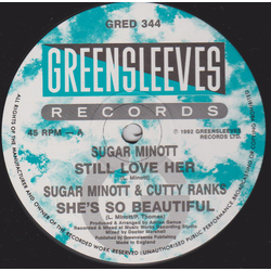 Sugar Minott / Cutty Ranks / Firehouse Crew Still Love Her / She's So Beautiful Vinyl 12" USED
