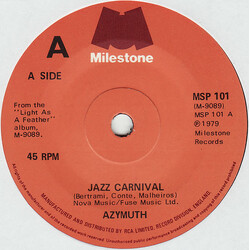 Azymuth Jazz Carnival USED VINYL 7INCH 45 RPM SINGLE