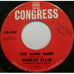 Shirley Ellis The Name Game USED VINYL 7INCH 45 RPM SINGLE