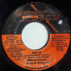Unico (2) Say It USED VINYL 7INCH 45 RPM