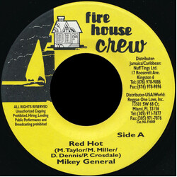 Mikey General Red Hot USED VINYL 7INCH 45 RPM