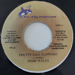 Josey Wales Pretty Like Flowers USED VINYL 7INCH 45 RPM SINGLE