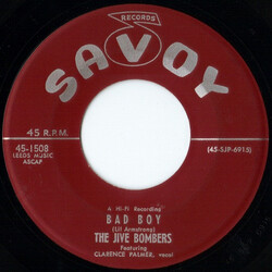 The Jive Bombers Bad Boy USED VINYL 7INCH 45 RPM SINGLE