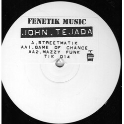John Tejada Streetmatik USED VINYL 12INCH WHITE LABEL