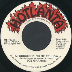 Joe Graham Stubborn Kind Of Fellow / Universal Laws USED VINYL 7INCH 45 RPM
