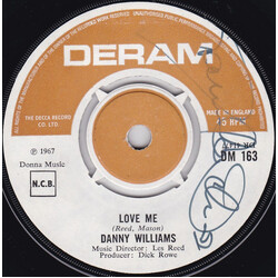 Danny Williams Love Me USED VINYL 7INCH 45 RPM