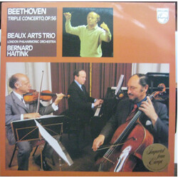 Ludwig van Beethoven / Bernard Haitink / Beaux Arts Trio / London Philharmonic Orchestra Triple Concerto, Op. 56 Vinyl LP USED