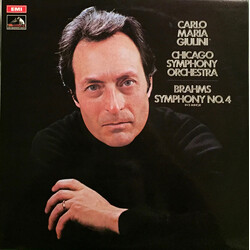 Johannes Brahms / The Chicago Symphony Orchestra / Carlo Maria Giulini Symphony No. 4 In E Minor Vinyl LP USED