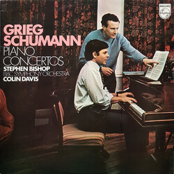 Edvard Grieg / Robert Schumann / Stephen Bishop (3) / BBC Symphony Orchestra / Sir Colin Davis Piano Concertos Vinyl LP USED