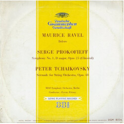Maurice Ravel / Sergei Prokofiev / Pyotr Ilyich Tchaikovsky / Radio-Symphonie-Orchester Berlin / Ferenc Fricsay Bolero / Symphony No. 1, D Major, Opus
