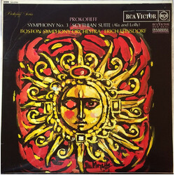 Sergei Prokofiev / Boston Symphony Orchestra / Erich Leinsdorf Symphony No. 3 / Scythian Suite (Ala And Lolly) Vinyl LP USED