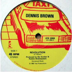 Dennis Brown Revolution USED VINYL 12INCH 45 RPM