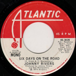 Johnny Rivers Six Days On The Road Vinyl 7" USED