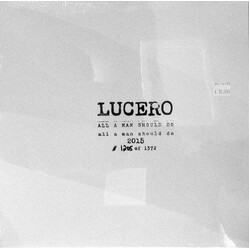 Lucero All A Man Should Do Vinyl LP USED