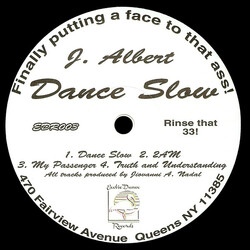 J. Albert Dance Slow USED VINYL 12INCH
