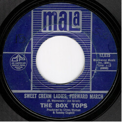 Box Tops Sweet Cream Ladies, Forward March USED VINYL 7INCH 45 RPM SINGLE STYRENE