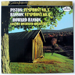 Walter Piston / Howard Hanson / Eastman-Rochester Orchestra Piston: Symphony No. 3 / Hanson: Symphony No. 4 Vinyl LP USED