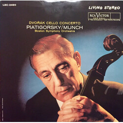 Antonín Dvořák / Gregor Piatigorsky / Charles Munch / Boston Symphony Orchestra Cello Concerto Vinyl LP USED