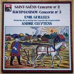 Camille Saint-Saëns / Sergei Vasilyevich Rachmaninoff / Emil Gilels / Orchestre De La Société Des Concerts Du Conservatoire / André Cluytens Concerto 