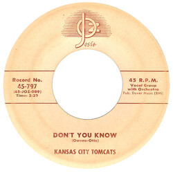 The Kansas City Tomcats Don't You Know USED VINYL 7INCH 45 RPM SINGLE