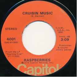 Raspberries Cruisin Music USED VINYL 7INCH 45 RPM STEREO