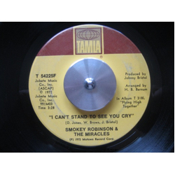 The Miracles I Can't Stand To See You Cry / With Your Love Came Vinyl 7" USED