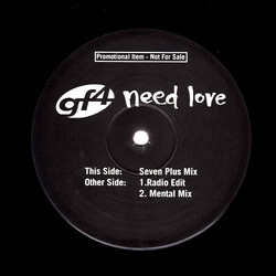 GF4 Need Love USED VINYL 12INCH 45 RPM PROMO