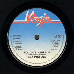 Sex Pistols Holidays In The Sun USED VINYL 7INCH 45 RPM SINGLE