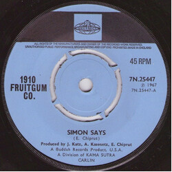1910 Fruitgum Company Simon Says VINYL 7" USED